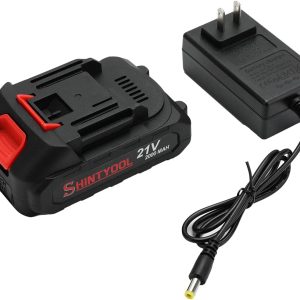 21V Lithium Battery 2.0 Ah Li-ion Battery w/ Charger Adapter