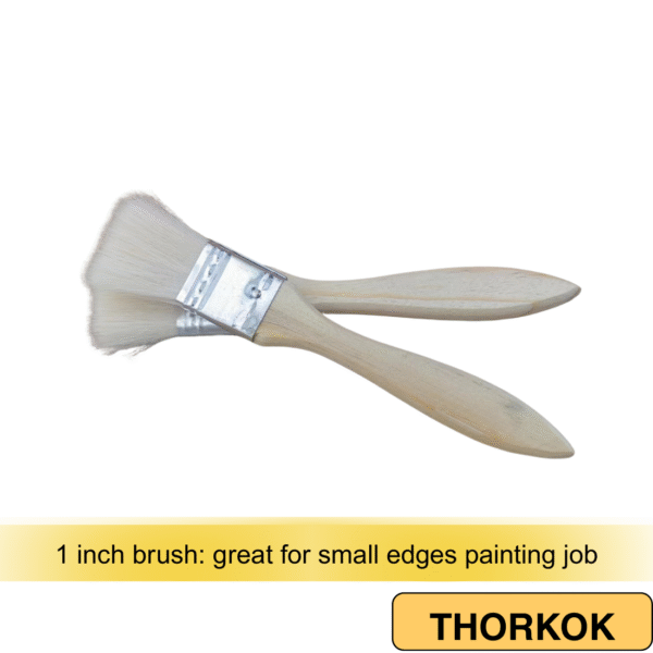 Emulsion Paint Brush Painting Set Brushes Tools for Wood Wall Canvas 1/2/4 Inch - Image 3